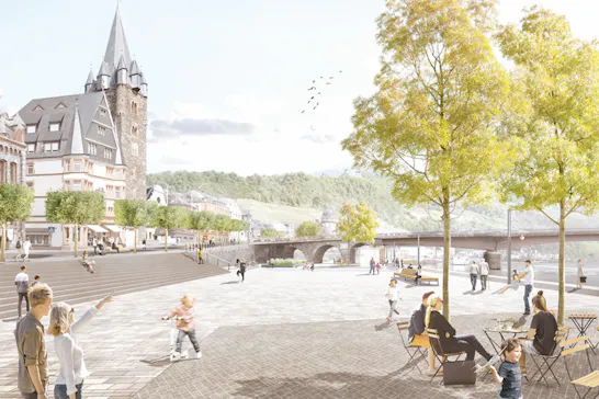 Ergebnis Neugestaltung Moselufer Bernkastel Kues Competitionline