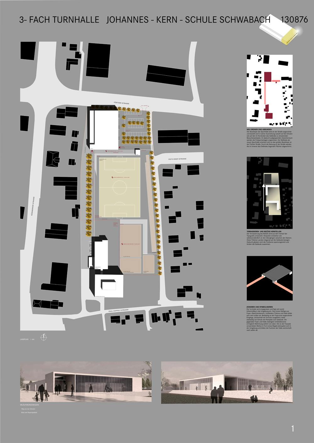 Ergebnis Neubau 3 Fach Sporthalle Der Johannes Kern Competitionline