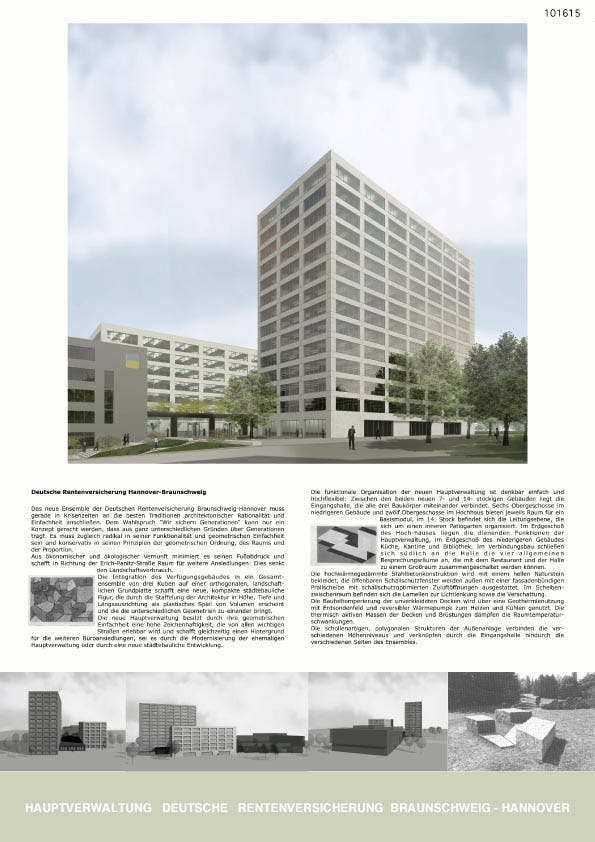 Ergebnis Neubau Der Hauptverwaltung Der Deutschen R Competitionline