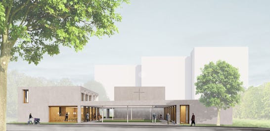 Haupteingang Gemeindezentrum