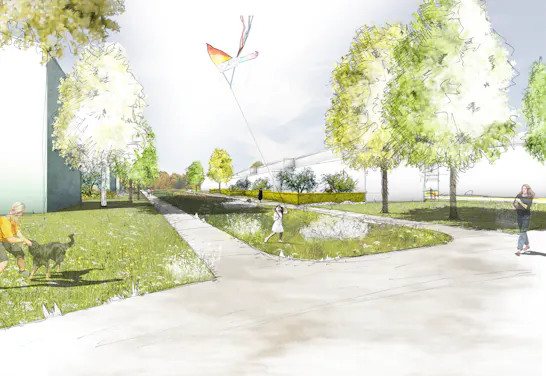 Perspektive Grünzug