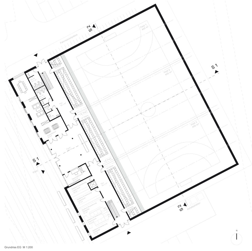 Ergebnis Neubau Einer Dreifachsporthalle In Bedburd Competitionline