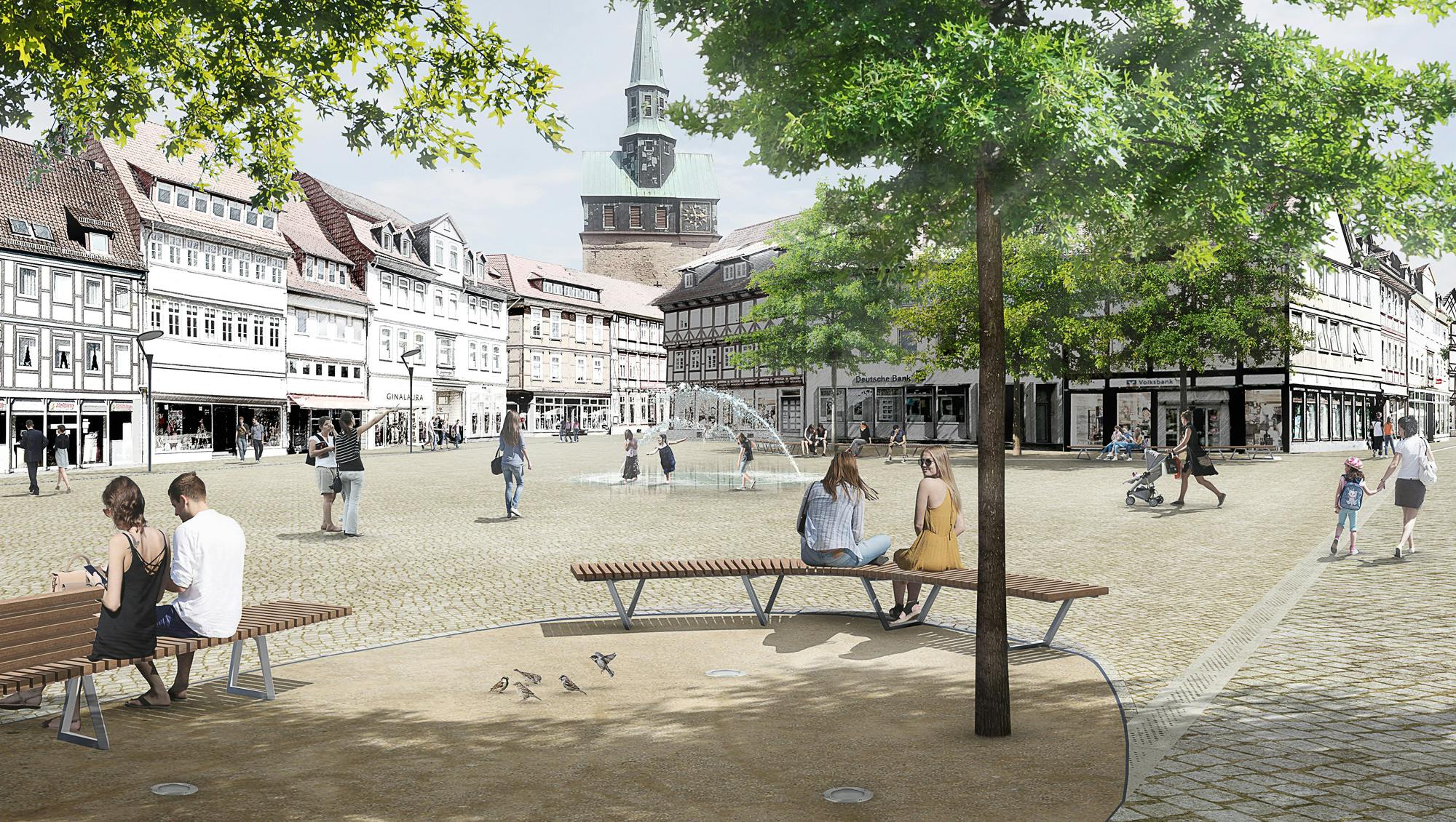 Ergebnis Freiraumgestaltung Kornmarkt In Osterode A Competitionline
