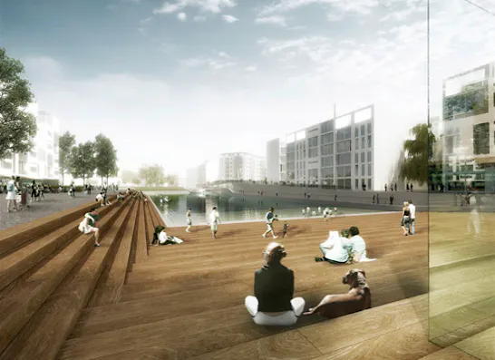 ATELIER LOIDL LANDSCHAFTSARCHITEKTEN - Perspektive Hafen